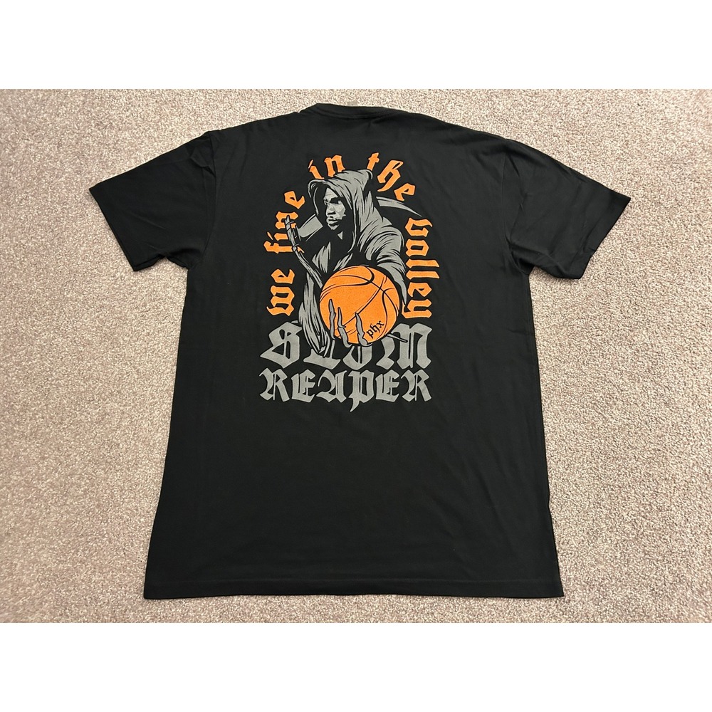 Phoenix Suns Kevin‎ Durant Slim Reaper Shirt Mens Large Black Excellent PHX Tee